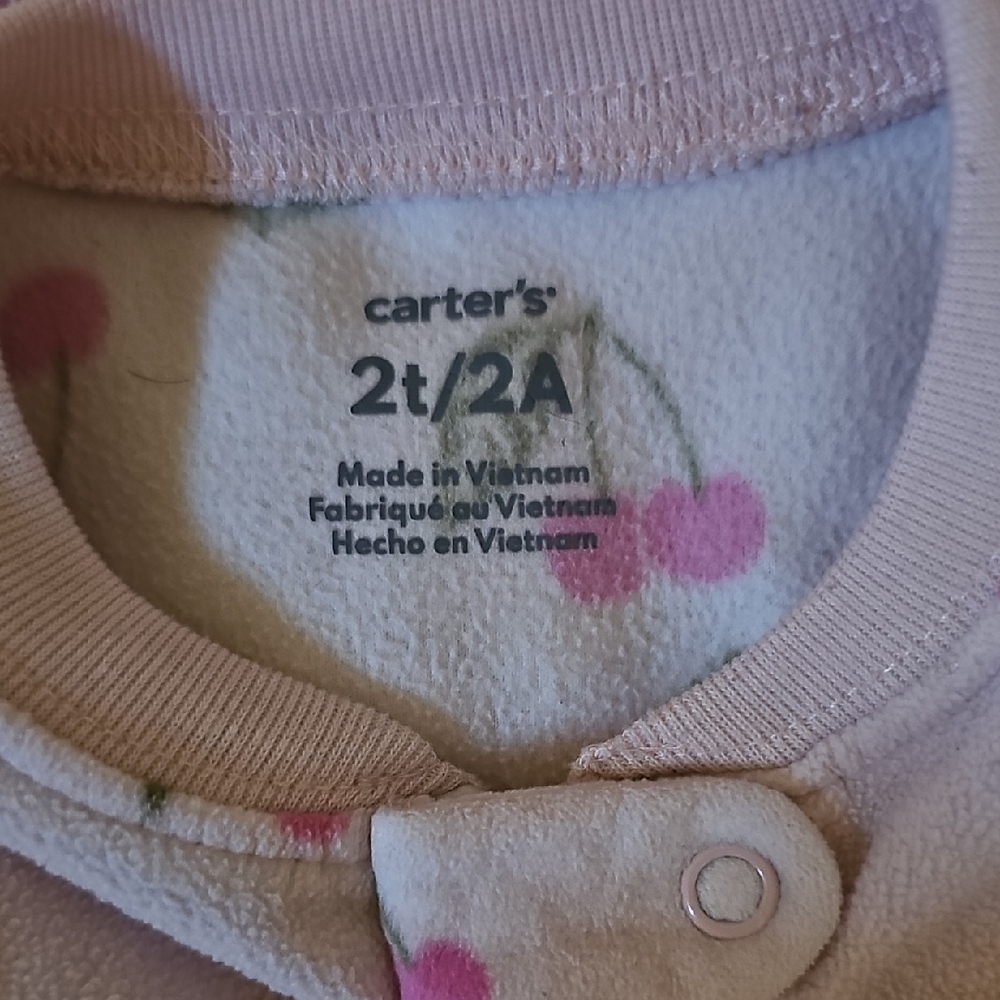 BOGO OFFER🎀 Cherry and Cupcake Kids Pajamas Set - Picture 2 of 7